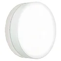 Outdoor LED Wall and Ceiling luminaire Type No. 6307, IP65, Ø 19cm, 12W 3000K 1200lm, white matt / glass opal