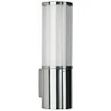 Außenwandleuchte Typ Nr. 0309, E27, IP44, E27 max. 20W (LED), Edelstahl / Opalglas