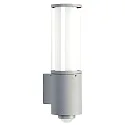 Außenwandleuchte Typ Nr. 0311 mit Bewegungsmelder (Typ Nr. 0320), IP44, E27 max. 20W (LED), Edelstahl, Silber matt