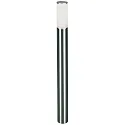 Pollerleuchte Typ Nr. 2044, rund, IP44, Höhe 90cm, E27 max. 20W (LED), Edelstahl / Acryglas mattiert