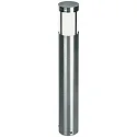 Pollerleuchte Typ Nr. 2264, Höhe 70cm, IP44, E27 QA55 max. 57W, Edelstahl / Opalglas