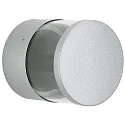 LED Außenwand-Strahler Typ Nr. 2315, Up/Down, IP44, Ø 10cm, 230V, 6W 3000K 660lm, 2x einstellbar +/- 60°, Silber matt