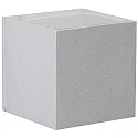 LED Außenwand-Strahler Typ Nr. 2372, Up/Down, breit/breit, Eckig, IP44, 230V, 2x 3W 3000K 330lm, Glas, Silber