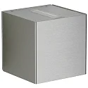 LED Außenwand-Strahler Typ Nr. 2374, Up/Down, eng/breit, Würfel, IP44, 2x 3W 3000K 330lm, starr, Edelstahl / Linse + Glas