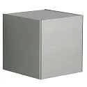 LED Wandstrahler Typ Nr. 2452, 1-seitig, Lichtaustritt: breit, 1x 13W, 3000K, 1600lm, Edelstahl