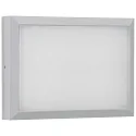 Outdoor LED Wall and Ceiling luminaire Type No. 6403, IP54 IK08, 26 x 19cm, 16W 3000K 1600lm, dimmable, silver matt
