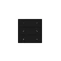 CASAMBI  Funk-Wandschalter VBA-RCS6, IP20, 3V DC Knopfzelle (CR2032), 4 Prest-Tasten, 2 Dimm-Tasten, eckig, schwarz