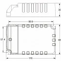 CASAMBI Multifunkitonales CASAMBI LED Koonstantstrom-Netzgerät NE2BT98-45, IP20, 200-240V AC, 45W, 200mA-1400mA, Einbau