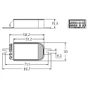 CASAMBI Bluetooth Schnittstelle CASAMBI IBTXPRODA, 220-240V AC, CASAMBI + Taster / Ausgang DALI, programmierbar, max. 4 Kanal