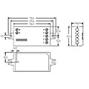 CASAMBI Bluetooth Schnittstelle CASAMBI IBTDMX, Einbau, 12-24V DC, CASAMBI auf DMX512, 8-Kanal