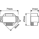 CASAMBI Bluetooth-Schaltaktor / Roll-Laden-Steuerung CASAMBI AW2XBTROL, Unterputz (UP), 230V AC, sek. 16A, für 2 externe Taster