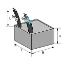 Schnittstelle CASAMBI IBTPRODA50C, Einbau, 100-240V AC, CASAMBI / Ausgang DALI, bis 50 Geräte, programmierbar