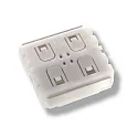 bluetooth wall controller ENOCEAN / CASAMBI 4-fold, programmable, Bluetooth control signal output, kinetic, white
