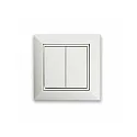 Bluetooth Wandschalter CASAMBI RW4EBTW EnOcean, programmierbar, kinetisch (ohne Batterie), Weiß, 4-fach, Weiß