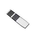 Bluetooth Fernbedienung CASAMBI RC8EBT EnOcean, 8-fach programmierbar, kinetisch (ohne Batterie), mit Wandhalterung