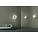 Wall luminaire AP AURA, E27, IP20, Murano glass, white