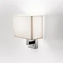 Wall luminaire AP CLAVIUS wall luminaire, E14, IP20, chrome / white