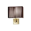 Wandleuchte AP CLAVIUS Wandleuchte, E14, IP20, Gold / Tabak