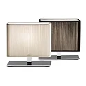 Tischleuchte LT CLAVIUS XP, 20cm, E14, IP20, Chrom / Tabak