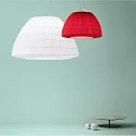 Deckenleuchte BELL 090, 3x E27, IP20, rot
