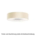 Ceiling luminaire PL SKIN 070, E27, IP20, with cover below, white / white