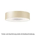 Deckenleuchte PL SKIN 100, E27, IP20, mit Abdeckung unten, beige / warmweiß