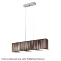 Pendelleuchte SP CLAVIUS, 100x15cm, 3x E27, IP20, Chrom / weiß