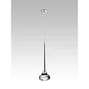 LED Einbau-Pendelleuchte SP FAIRY I, 350mA, 5.9W 2700K 717lm, CRi >90, ohne BG, dimmbar, Chrom, Glas klar