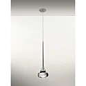 Axolight LED Einbau-Pendelleuchte SP FAIRY I, 350mA, 5.9W 2700K 717lm, CRi >90, ohne BG, dimmbar, Chrom, Glas klar