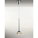 Axolight LED Pendelleuchte SP FAIRY, 7.4W 2700K 565lm, IP20, Chrom, Glas Amber