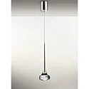 Axolight LED Pendelleuchte SP FAIRY, 7.4W 2700K 565lm, IP20, Chrom, Glas klar