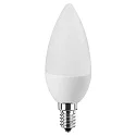 LED Kerzenlampe SMD Essential, E14, 5W 2700K 470lm 260°, weiß / matt
