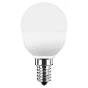 LED MiniGlobe SMD Essential G45, E14, 5.5W 2700K 470lm 160°, weiß / matt
