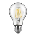 LED Filament Birnenform RETRO klar, E27, 7W 2700K 810lm 300°, Glas klar