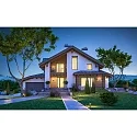HWH LED Solar-Wandleuchte SOLAR SPOTLIGHT, mit PIR-Sensor, IP65, 3.2W 3000K 400lm 120°, inkl. Akku, 2 Modi, schwarz