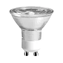 LED Reflektorlampe, GU10, 4W 2700K 345lm 36°, Halogenoptik, Silber