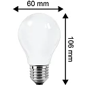 HWH LED Filament Lampe A60, 300°, E27, 7W, 6000K, 810lm
