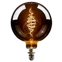 HWH LED Lamp Globe G200, 8,5W, E27, 200lm, 1800K, glass smoky CRO