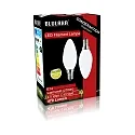 HWH LED Filament Kerzenform, E14, 4.5W 2700K470lm, Glas opal, DOPPELPACK