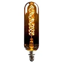 HWH LED Röhrenlampe T65, E27, 5W 1800K 110lm, Glas smoky VSS, 27.5x6.5cm