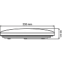 HWH LED Deckenleuchte AINA-L, mit HF-Sensor, IP20, rund, Ø 33cm, 20W 4000K 1940lm