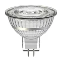 LED SMD NV-Reflektorlampe MR16, 12V, GU5.3, 5.5W 2700K 540lm 36°, Halogenoptik