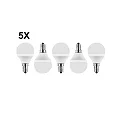 HWH 5x LED SMD Lampe G45 E14 5W 470 lm WW Aktion