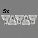 LED SMD Lampe PAR16, 5er Set, 36°, GU10, 2700K, 4W, 345lm 