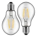 LED filament lamp set of 2 E27 4,5W 470lm 2700K 300° CRI > 80 