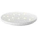 HWH LED Wand- und Deckenleuchte Aina-XL rund Sternenhimmel 36W 2700 lm CCT & FB