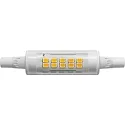 LED linear lamp R7s 78mm R7s 4,9W 700lm 3000K 300° CRI >80 