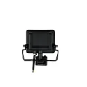 HWH LED Fluter, 110°, 20W, 4000K, 1620lm, IP44, mit PIR-Sensor, schwenkbar, schwarz