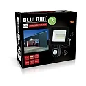 HWH LED Fluter, 110°, 20W, 4000K, 1620lm, IP44, mit PIR-Sensor, schwenkbar, schwarz