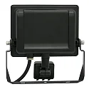 HWH LED Fluter, 110°, 30W, 4000K, 2500lm, IP44, mit PIR-Sensor, schwenkbar, schwarz